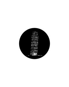 Standard Steel Gobo #78142 - Pisa - Size A 100mm)