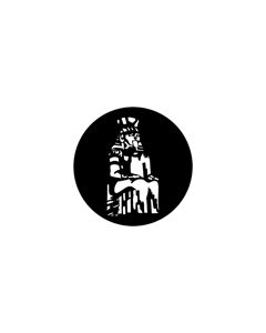 Standard Steel Gobo #78146 - Egypt - Size A 100mm)
