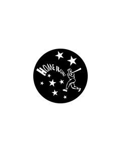Standard Steel Gobo #76524 - Baseball - Size A 100mm)