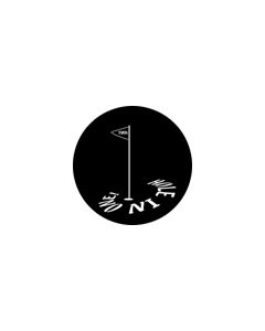 Standard Steel Gobo #76525 - 19th Hole - Size A 100mm)