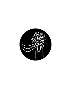 Standard Steel Gobo #76528 - Floral Decoration 2 - Size A 100mm)