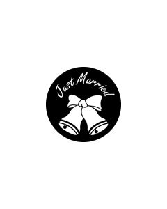 Standard Steel Gobo #76547 - Just Married 1 - Size A 100mm)