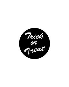 Standard Steel Gobo #78101 - Trick or Treat - Size A 100mm)