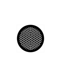 Standard Steel Gobo #74002 - Symmetric 2 - Size A 100mm)