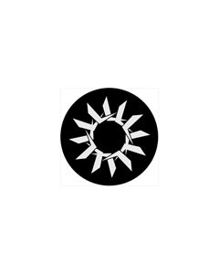 Standard Steel Gobo #74010 - Symmetric 10 - Size A 100mm)
