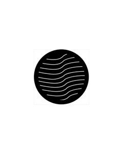 Standard Steel Gobo #74056 - Organic 6 - Size A 100mm)