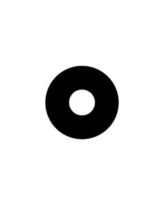 Standard Steel Gobo #77726 - Apperture 2 - Size A 100mm)
