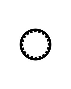 Standard Steel Gobo #78069 - Cog - Size A 100mm)