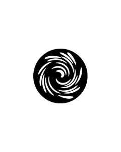 Standard Steel Gobo #78248 - Spun Dots (Medium) - Size A 100mm)