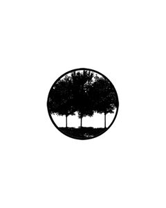 Standard Steel Gobo #78431 - Tree Silhouette 1 - Size A 100mm)