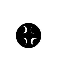 Standard Steel Gobo #77848 - Moon Phases - Size A 100mm)