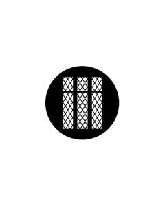 Standard Steel Gobo #77124 - Lattice - Size A 100mm)