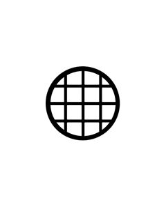 Standard Steel Gobo #77136 - Circular - Size A 100mm)