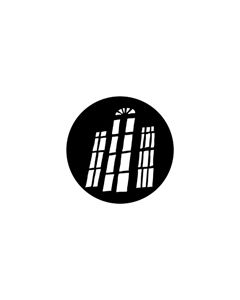Standard Steel Gobo #77704 - French Doors - Size A 100mm)