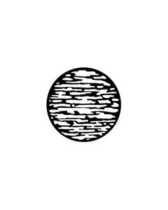 Standard Steel Gobo #71005 - Bark Breakup 1 - Size A 100mm)