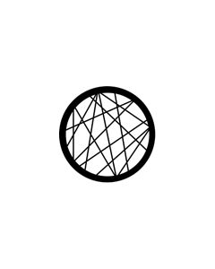 Standard Steel Gobo #77216 - Pick Up Sticks - Size A 100mm)