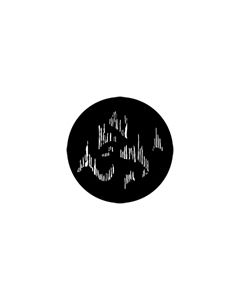 Standard Steel Gobo #77351 - Streaks - Size A 100mm)
