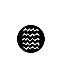 Standard Steel Gobo #77571 - Zig Zags - Size A 100mm)