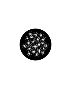 Standard Steel Gobo #78124 - Sparkles - Size A 100mm)