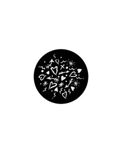 Standard Steel Gobo #78126 - Love - Size A 100mm)
