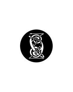 Standard Steel Gobo #77132 - Heraldics 2 - Size A 100mm)