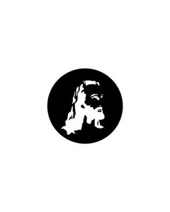 Standard Steel Gobo #78514 - Christ - Size A 100mm)