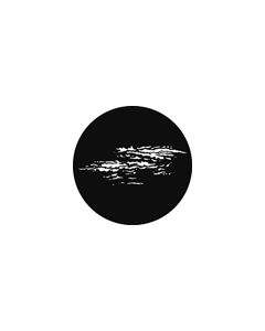 Standard Steel Gobo #78241 - Layered Cloud - Size A 100mm)