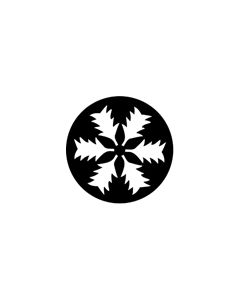 Standard Steel Gobo #77152 - Snowberry - Size A 100mm)