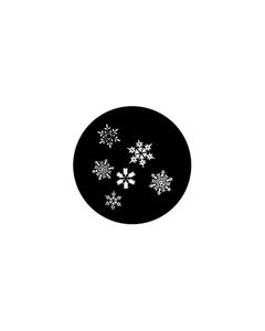 Standard Steel Gobo #77837 - Snowfall - Size A 100mm)