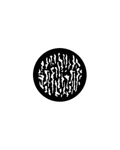 Standard Steel Gobo #77595 - Bark Texture - Size A 100mm)