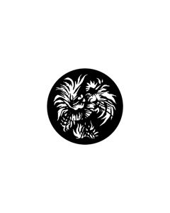 Standard Steel Gobo #77731 - Jungle Leaf - Size A 100mm)