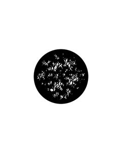 Standard Steel Gobo #77733 - Dense Leaves - Size A 100mm)