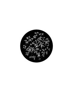Standard Steel Gobo #77782 - Bamboo Leaves - Size A 100mm)