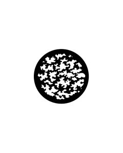 Standard Steel Gobo #77806 - Leaf Breakup (Large) - Size A 100mm)