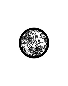 Standard Steel Gobo #79107 - Leafy Branches 2 - Size A 100mm)