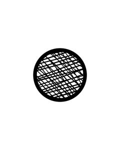 Standard Steel Gobo #77710 - Fine Mesh - Size A 100mm)