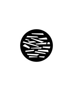 Standard Steel Gobo #77748 - Splinters - Size A 100mm)