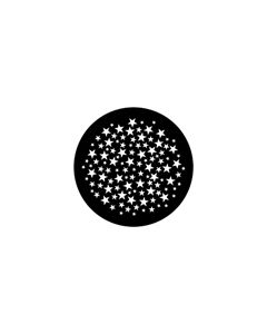 Standard Steel Gobo #77932 - Stars 6 - Size A 100mm)