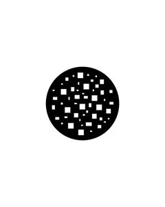 Standard Steel Gobo #78545 - Squaretastic - Size A 100mm)