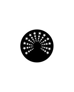 Standard Steel Gobo #79047 - Star Halo - Size A 100mm)