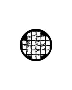 Standard Steel Gobo #76603 - Soft Grid - Size A 100mm)
