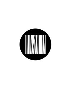 Standard Steel Gobo #77507 - Strands - Size A 100mm)