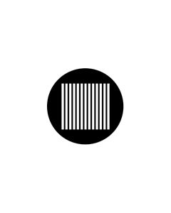 Standard Steel Gobo #77508 - Slats - Size A 100mm)