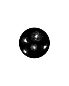 Standard Steel Gobo #77225 - Solar Wheel - Size M (66mm)