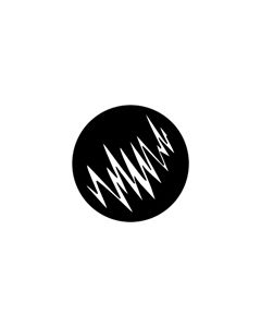 Standard Steel Gobo #78057 - Crack - Size M (66mm)