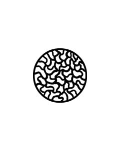Standard Steel Gobo #78253 - Squirms (Negative) - Size M (66mm)