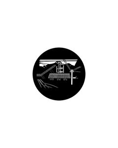 Standard Steel Gobo #78026 - Mining - Size M (66mm)