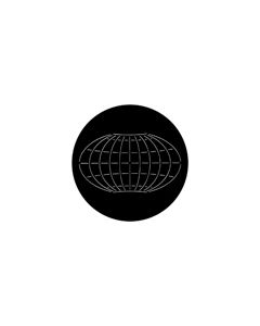 Standard Steel Gobo #78087 - Map Grid - Size M (66mm)