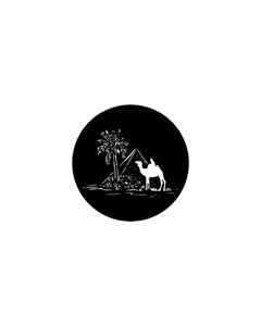 Standard Steel Gobo #78145 - Pyramids - Size M (66mm)