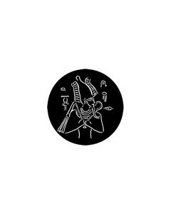 Standard Steel Gobo #78147 - Pharaoh - Size M (66mm)